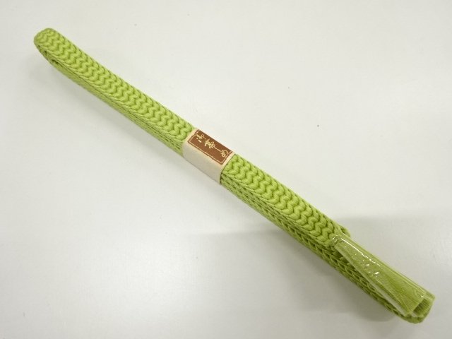 JAPANESE KIMONO / UNUSED HAND-TIED OBIJIME